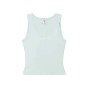 Ribbed Jersey Tank Top