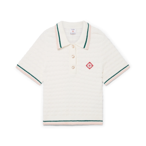 Cotton Boucl?? Polo Shirt