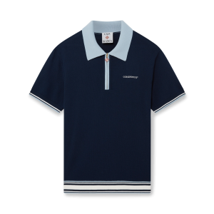 Merino Knit Tennis Polo Shirt
