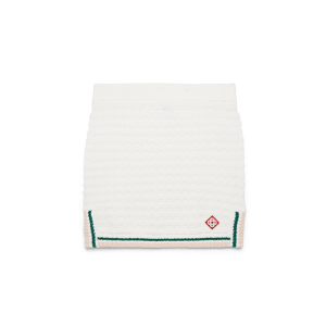 Cotton Boucl?? Mini Skirt