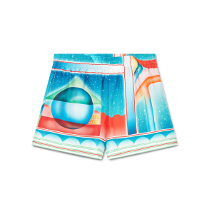 Galaxy Court Silk Shorts