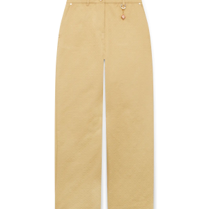 Cotton Monogram Jacquard Trousers