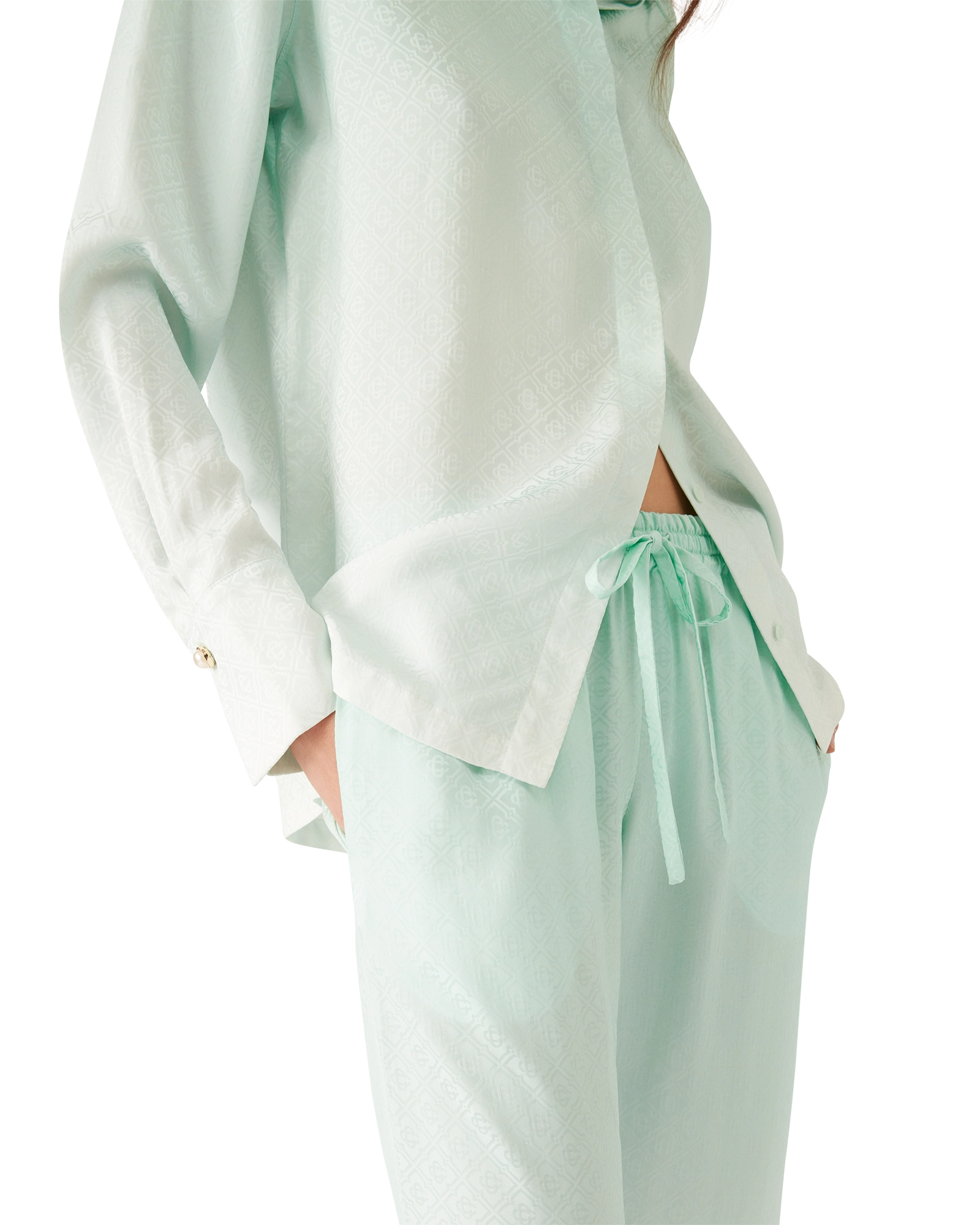 Gradient Monogram Jacquard Trousers - Image 5