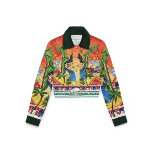Triomphe D'Orange Quilted Cropped Jacket