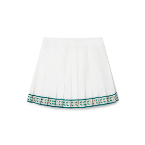 Laurel Silk Tennis Mini Skirt