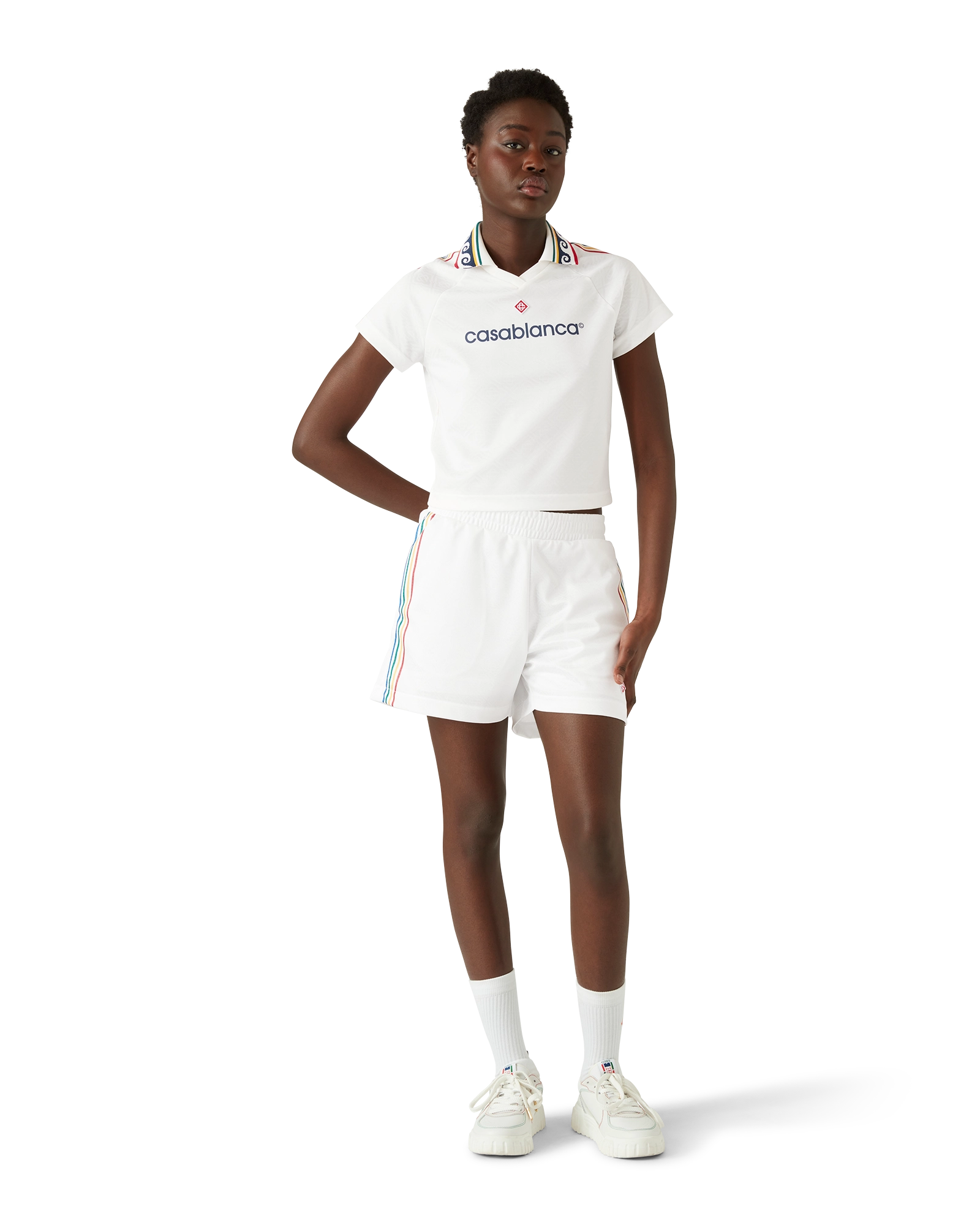Jacquard Monogram Football Shorts - Image 2