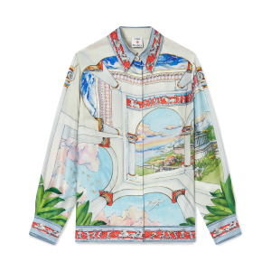 Le Passage Long Sleeve Silk Shirt