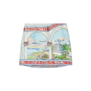 Le Passage Silk Mini Skirt