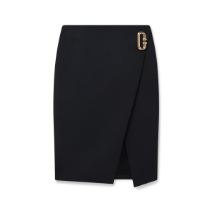 Tailored Wrap Skirt