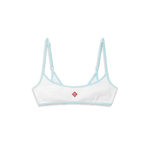 Jacquard Monogram Bikini Top