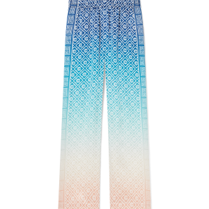 Jacquard Gradient Silk Trousers