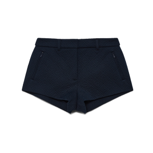 Jacquard Knit Mini Shorts