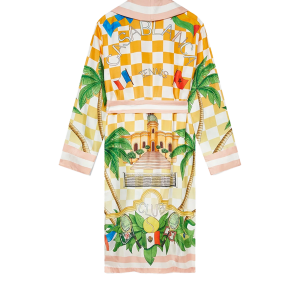 Tennis Club Silk Robe