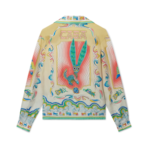 Souvenir Long Sleeve Silk Shirt