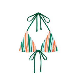 Striped String Bikini Top