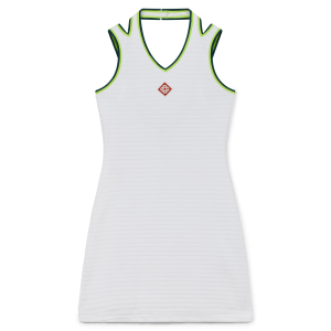 Textured Velour Tennis Dress