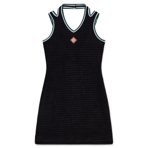 Textured Velour Tennis Dress