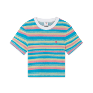 Stripe Towelling Top