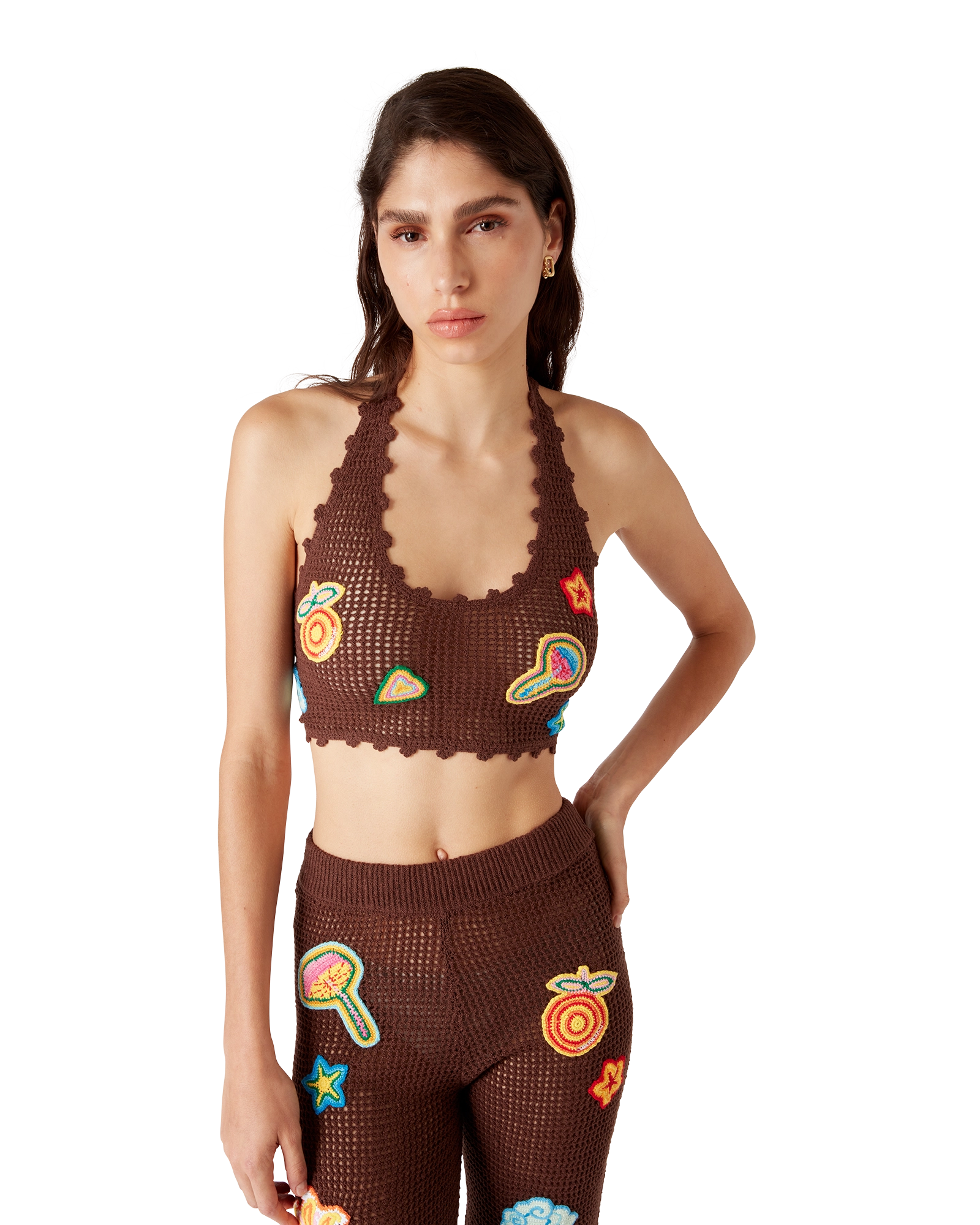 Motif Crochet Crop Top - Image 4