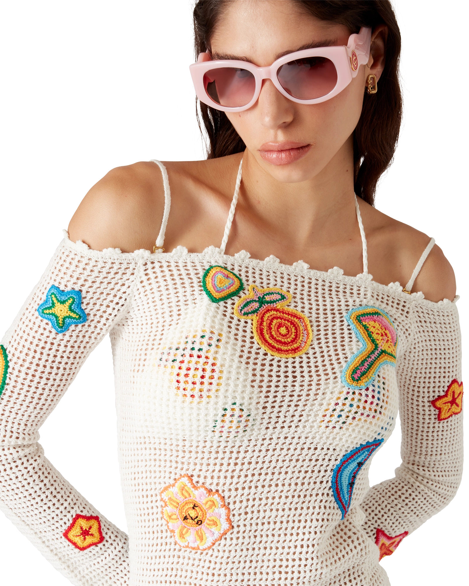 Motif Crochet Dress - Image 5