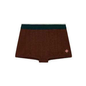 Cable Knit Mini Shorts