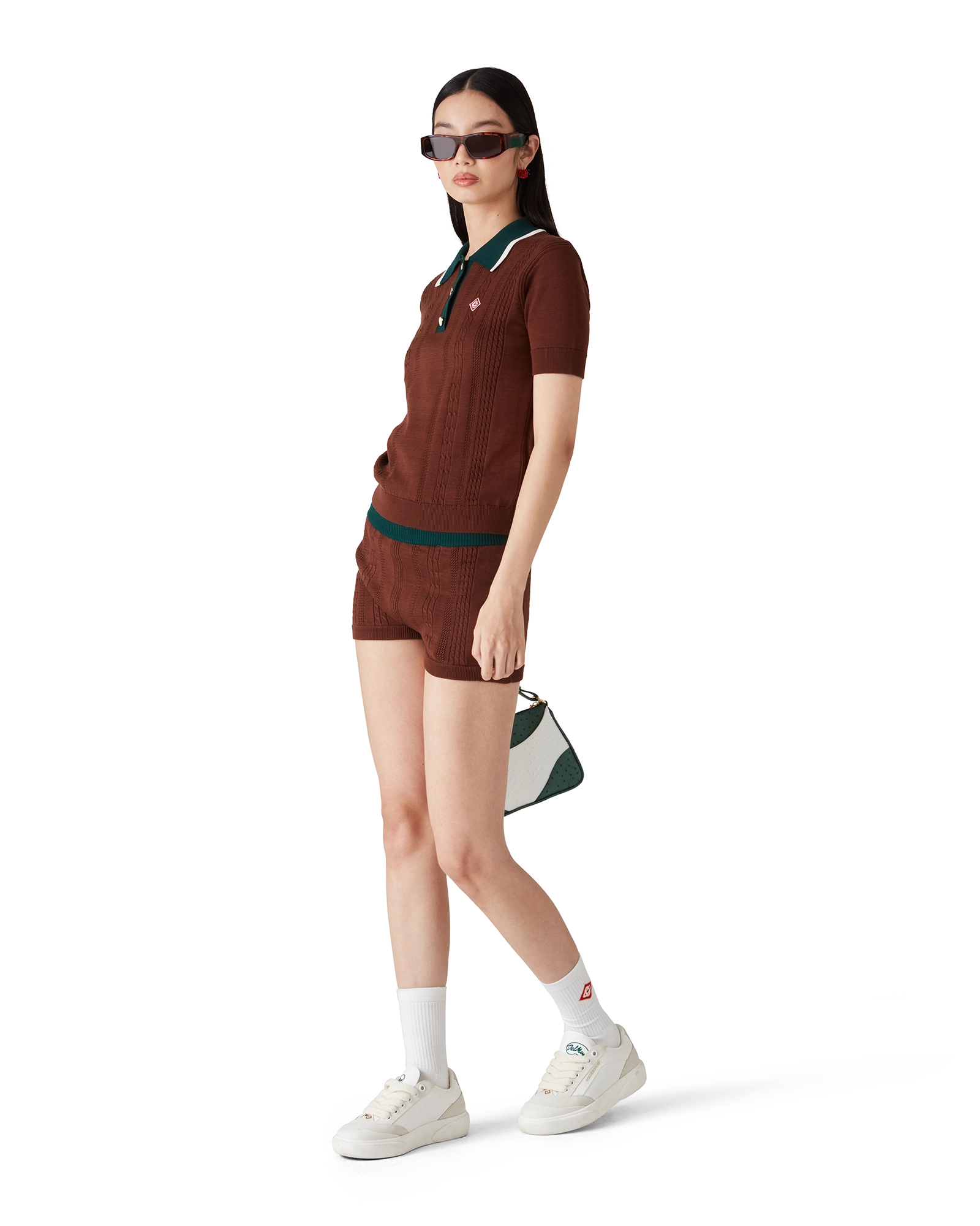 Cable Knit Mini Shorts - Image 2