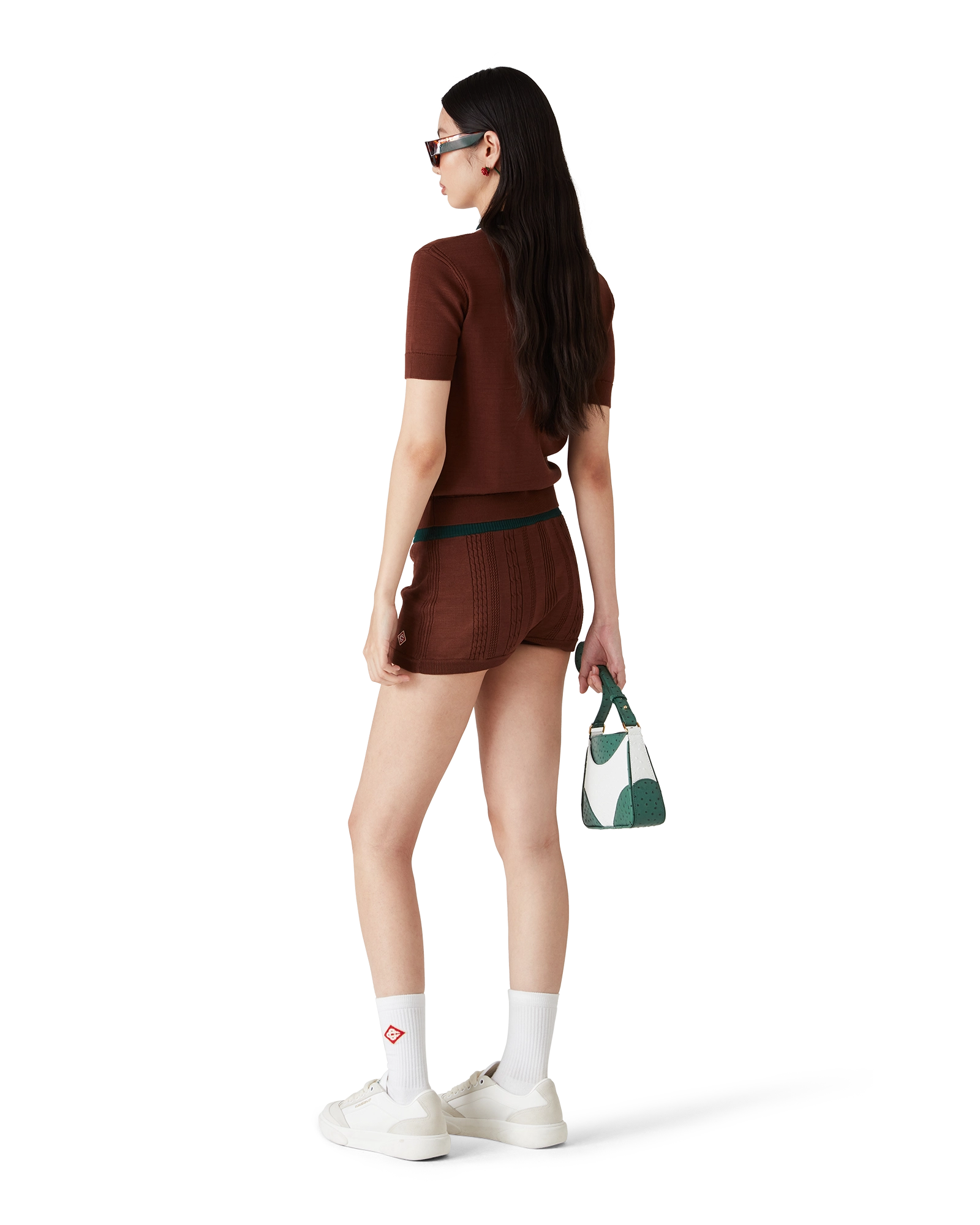 Cable Knit Mini Shorts - Image 3