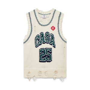 Intarsia Baseball Top