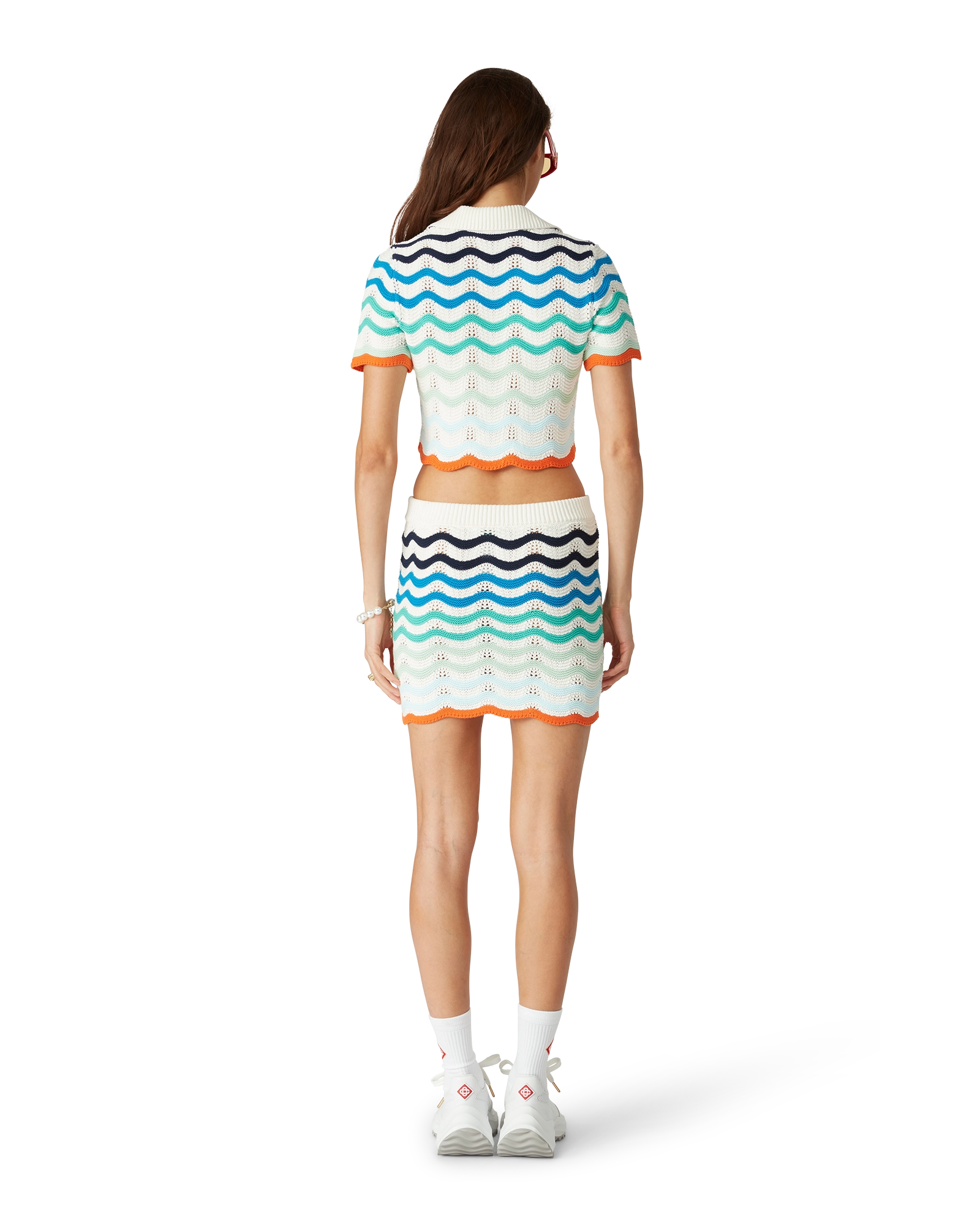 Gradient Wave Crochet Top - Image 3