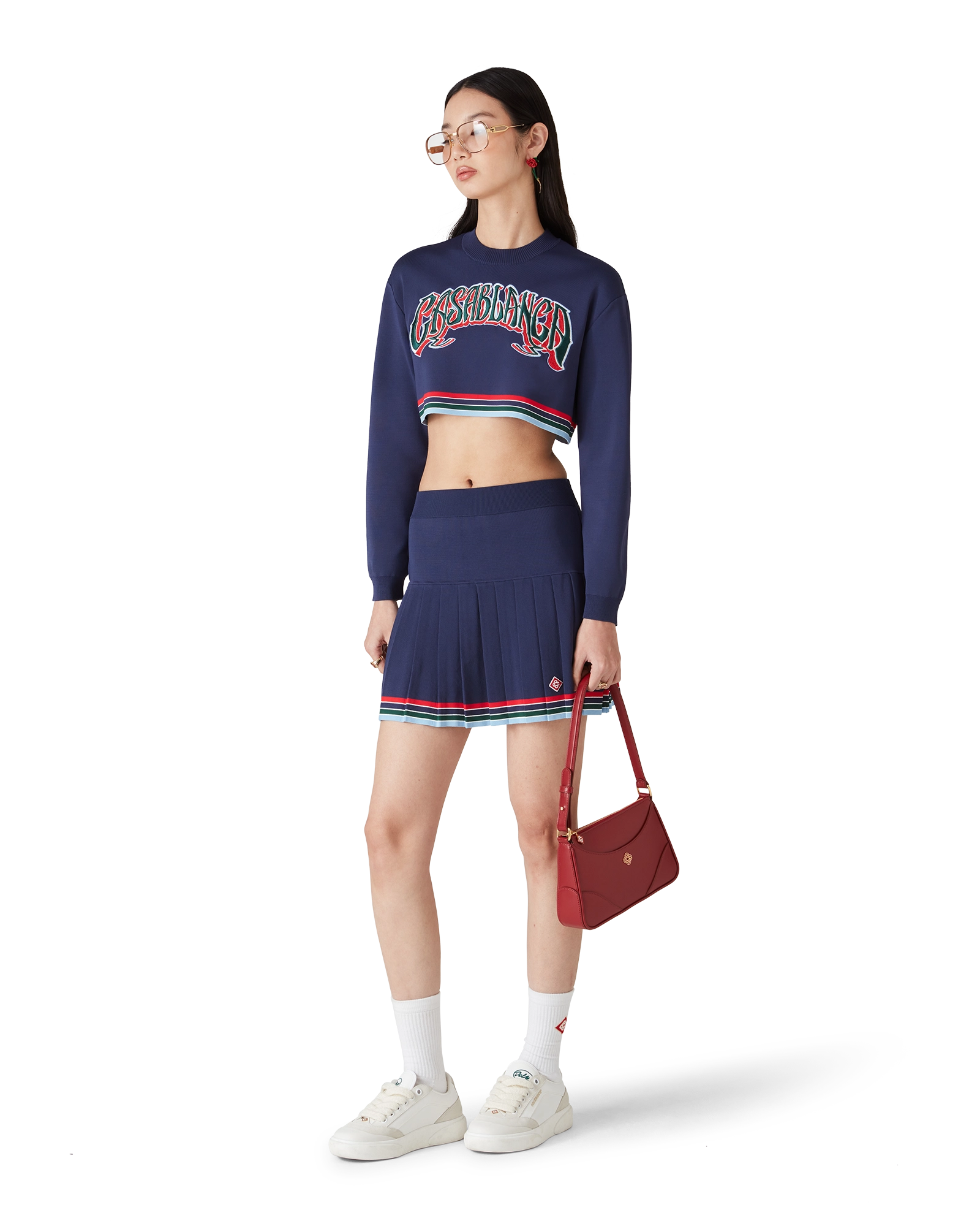 Baseball Cropped Jumper - Image 2