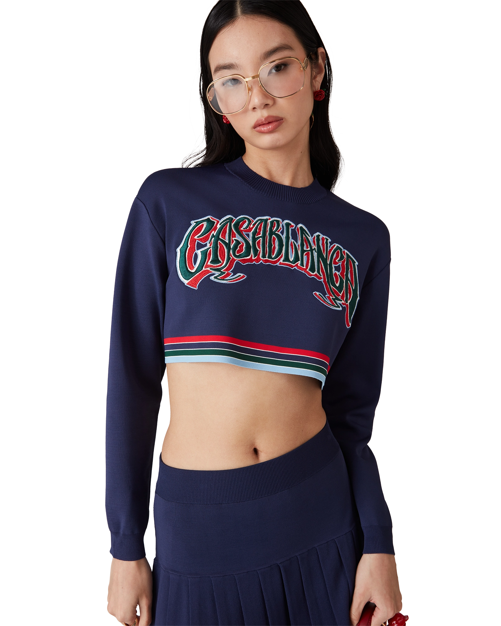Baseball Cropped Jumper - Image 4