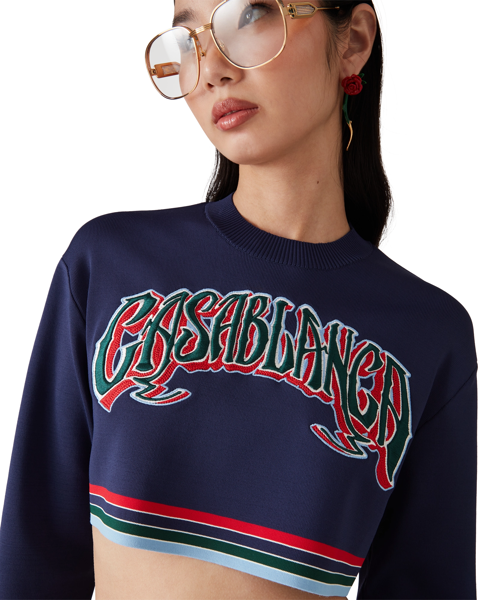 Baseball Cropped Jumper - Image 5