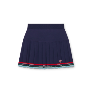 Baseball Pleated Skirt