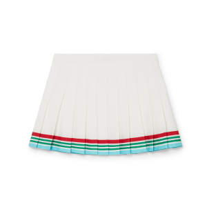 Casa Way World Series Pleated Silk Skirt