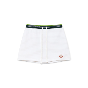 Textured Velour Tennis Skirt