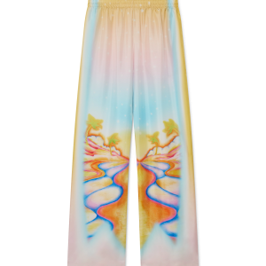 Psychedelic Nirvana Silk Trousers