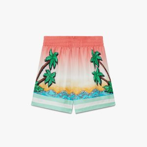 Tennis Club Silk Shorts