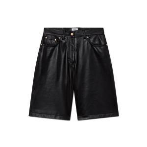 Leather Skater Shorts