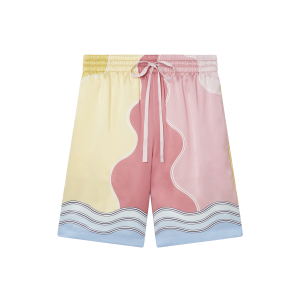 Soleil Levant Silk Shorts